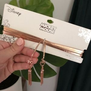 Minnie Mouse rose gold choker